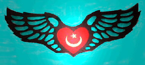 Winged Heart Stained Glass