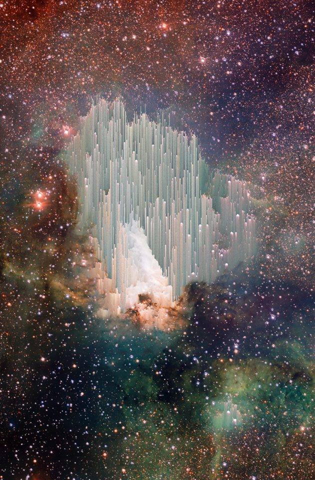 Carina Nebula Ice Sculptures